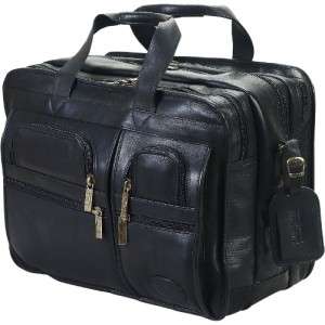 CLAIRE CHASE EXECUTIVE X  WIDE LEATHER BRIEFCASE 844739026890  