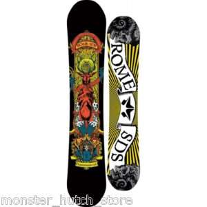 BRAND NEW IN PLASTIC 2012 Rome SDS POSTERMANIA Snowboard 156cm LIMITED 