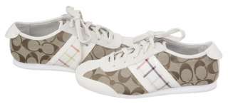 Coach Paxton Khaki Ivy Multi Sneakers Tennis Shoes 8.5 New  