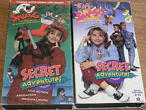 Lot of 2 Secret Adventures VHS Videos Set Snag Smash  