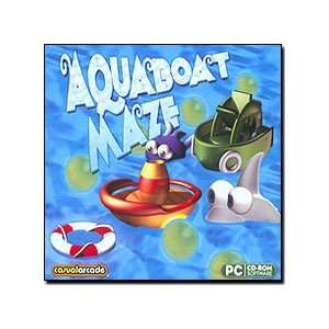 New Casual Arcade Aquaboat Maze Bright Entertaining Graphics High 