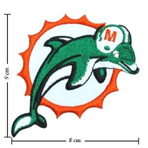  Miami Dolphins Logo Iron On Patches 