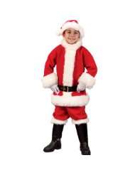 Fun World Child Deluxe Santa Suit with Beard Multicoloured M