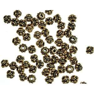  Gold Plated Beads(Price Per Four Pieces)   Sterling Silver 