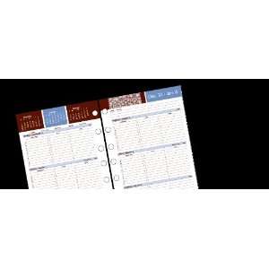  Day Runner 2012 PRO Wedgewood 3 in 1 Weekly Planner Refill 