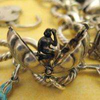  SEAFARING NAUTICAL CHARM BRACELET Enamels, Movers, Openers, CHIM, NUVO
