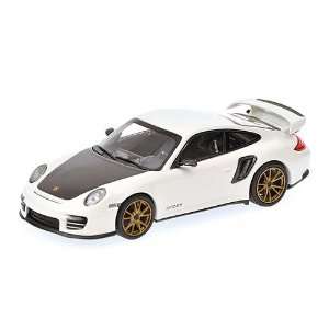  2010 Porsche 911 (997 II) GT2 RS White With Gold Wheels 1 