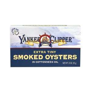   , Oyster Smoked X Tiny, 3 OZ (Pack of 12)