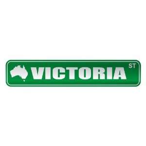   VICTORIA ST  STREET SIGN CITY AUSTRALIA