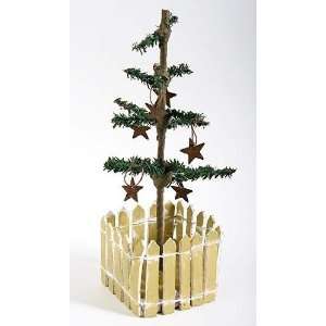   with Rusty Tin Star Ornaments and Picket Fence Base: Kitchen & Dining