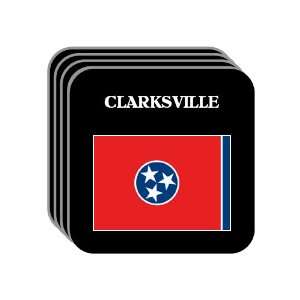  US State Flag   CLARKSVILLE, Tennessee (TN) Set of 4 Mini 