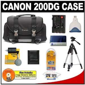  Canon 200DG Digital SLR Camera Case Gadget Bag + Tripod 