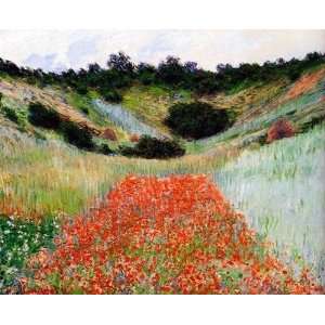  Claude Monet: Poppy Field In A Hollow Near Giverny : Art 