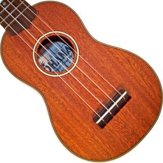 Ohana SK21 Small Body Compact Soprano Sopranino Solid Bound Mahogany 