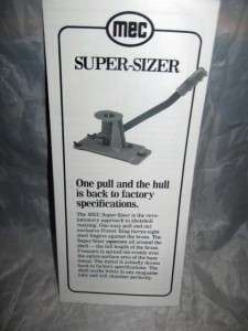 MEC Super Sizer Shot Shell Re sizer, Manual, EX  