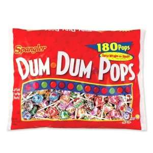  Spangler Dum Dum Tiny Lollipops,Assorted   180 / Pack 