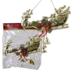  Sleigh with Reindeer and Bells 11.5 Case Pack 24