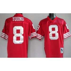  Steve Young #8 San Francisco 49ers Replica Throwback NFL 
