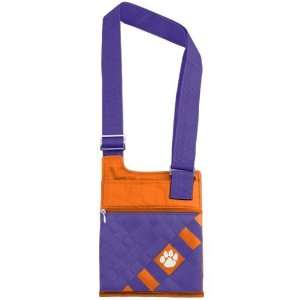  LSU Clemson Team Colors Game Day Purse: Sports & Outdoors