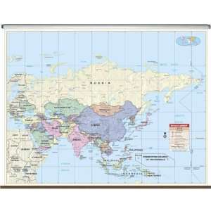  Universal Map 762527617 Asia Primary Classroom Wall Map On 