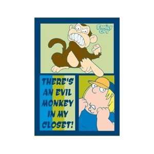    Family Guy Evil Monkey In My Closet Magnet FM2064