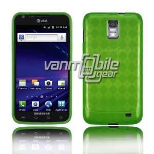 VMG AT&T Samsung Skyrocket TPU Design Skin Case+SP 2 ITEM COMBO GREEN 
