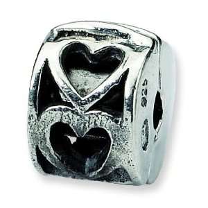   Kids Sterling Silver Heart Clip Bead Arts, Crafts & Sewing