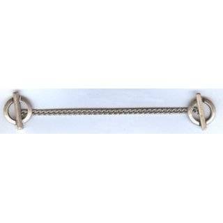   Cuff Link Clasp in Silver or Nickel Finish. 7 X 1.25 by Cloak Clasp