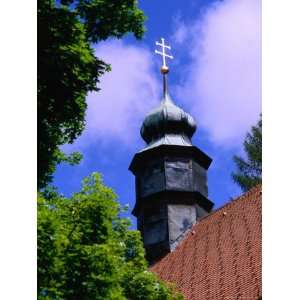  Church Steeple in Black Forest, Triberg, Baden Wurttemberg 
