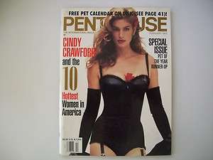 Penthouse Magazine February 1993 Julie Smith Cindy Crawford  