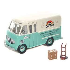  1950 Ford Step Van Milk Truck 1/24 Blue & White: Toys 