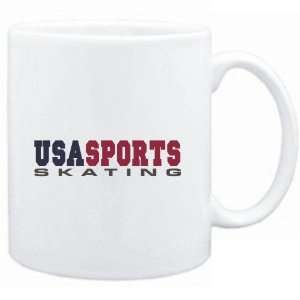  Mug White  USA SPORTS Skating  Sports