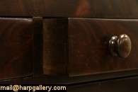  authentic 1840s Empire period East Coast furniture chest or dresser 