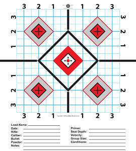 100 9x11 Rifle Targets Great for Sighting in Scope  