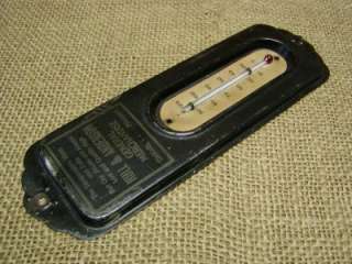 Good condition. The glass thermometer is still intact. It has some 