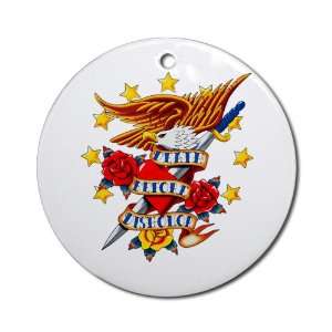   : Ornament (Round) Bald Eagle Death Before Dishonor: Everything Else