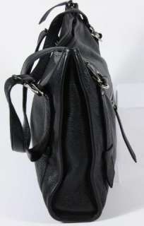   Republic BR Black Pebbled Leather Shopper Shoulder Bag Handbag Purse