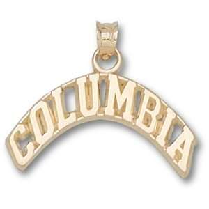  Columbia University Arched Columbia Pendant (Gold Plated 