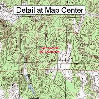  USGS Topographic Quadrangle Map   Lake Combie, California 