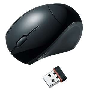  Sanwa Mini Wireless Laser Mouse 1600dpi 2.4ghz Black 