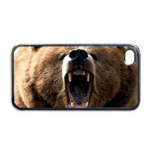  Grizzly Bear Apple RUBBER iPhone 4 or 4s Case / Cover 