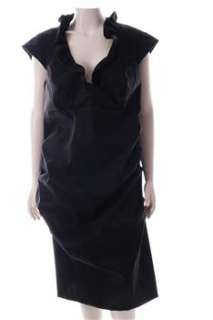 Xscape NEW Plus Size Cocktail Dress Black BHFO Ruffled 16W  
