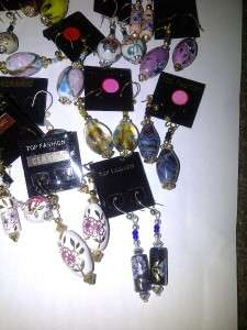 YOU WILL RECEIVE A MIXED SELECTION OF 9 EARRINGS AS SHOWN IN THE 