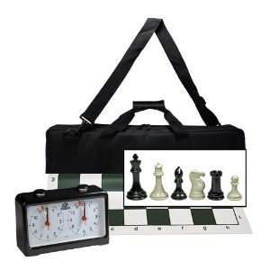  Complete Premium Tournament Chess Set, Deluxe Royal Blue 