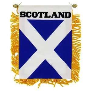  Scotland St. Andrews Cross Mini Window Banner: Home 