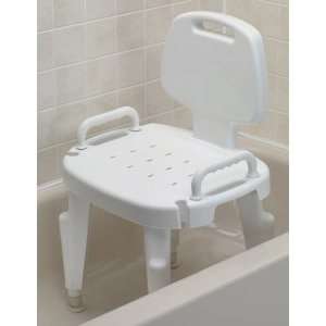  B+S ADJ Shower seat w/arms&back, brown box Health 