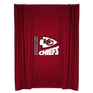    NFL Kansas City Chiefs Locker Room Shower Curtain: Home & Kitchen
