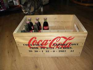 WWII WW2 Coca Cola Coke 24 Bottle Wooden Crate Replica  