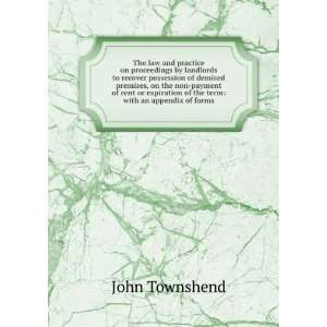   of the term with an appendix of forms John Townshend Books