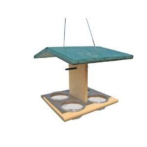   Four Place Oriole Feeder, Green/Light Oak Patio, Lawn & Garden